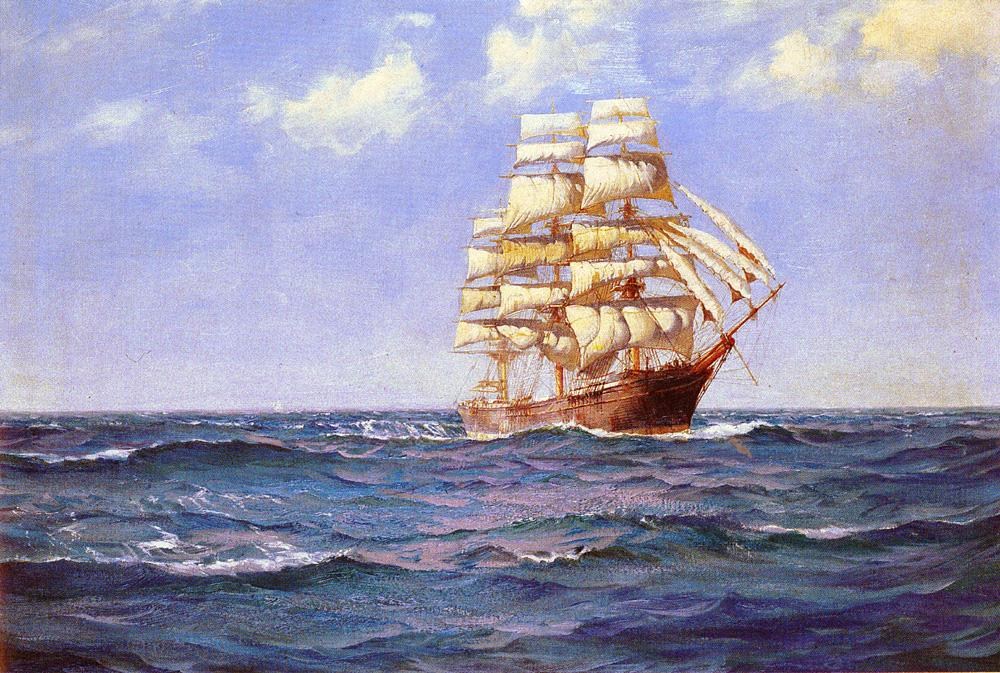 Montague Dawson Rollicking Days